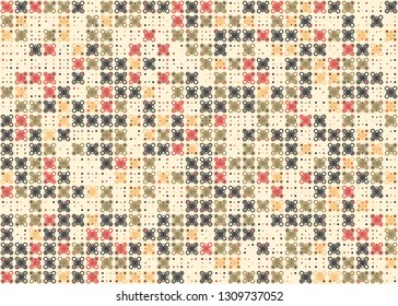Beautiful geometric pattern design illustration