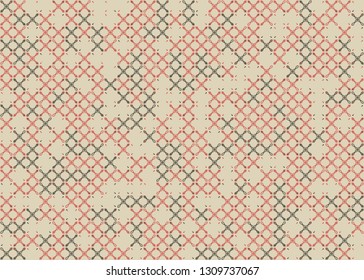 Beautiful geometric pattern design illustration