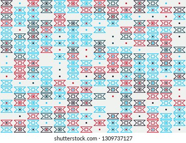 Beautiful geometric pattern design illustration