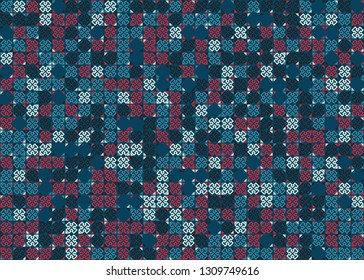 Beautiful geometric pattern design illustration