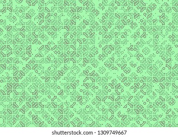Beautiful geometric pattern design illustration
