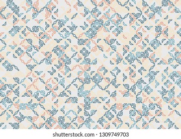 Beautiful geometric pattern design illustration