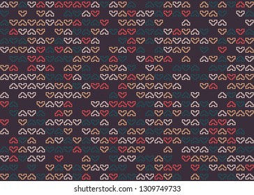 Beautiful geometric pattern design illustration