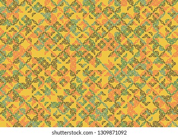 Beautiful geometric pattern design illustration