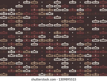 Beautiful geometric pattern design illustration