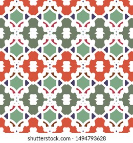 Beautiful geometric pattern design vector
