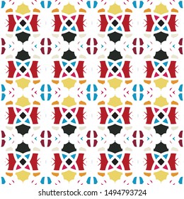 Beautiful geometric pattern design vector