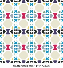 Beautiful geometric pattern design vector