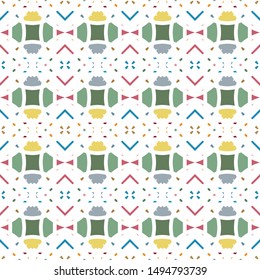 Beautiful geometric pattern design vector