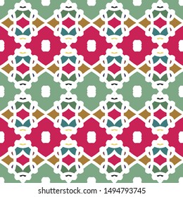 Beautiful geometric pattern design vector