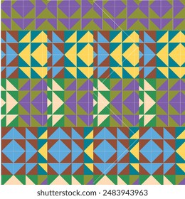 Beautiful Geometric Patterns in Graphic Design vector