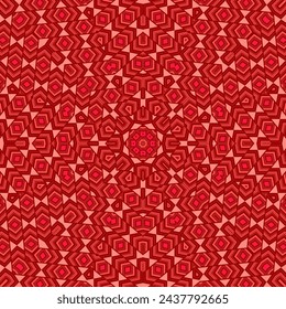 Beautiful geometric periodic ornament vector composition. Modern textile print. Stylized geometry ornament. Oriental folk print. Artistic backdrop.