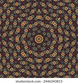 Beautiful geometric periodic pattern graphic composition. Flat textile motif. Stylized geometry texture. Lisbon traditional print. Artistic backdrop.