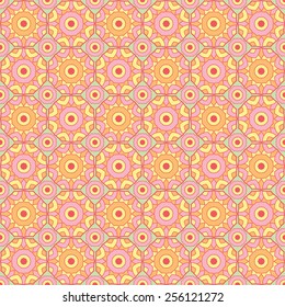 Beautiful geometric seamless pattern. Can be used for textiles, wallpaper, surfaces, site design, and as a background for cards and invitations
