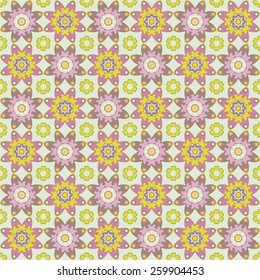 Beautiful geometric seamless pattern. Can be used for textiles, wallpaper, surfaces, site design, and as a background for cards and invitations