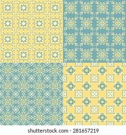Beautiful geometric seamless pattern. Can be used for textiles, wallpaper, surfaces, site design, and as a background for cards and invitations