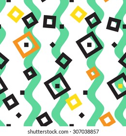 Beautiful geometric seamless pattern. Can be used for textiles, wallpaper, surfaces, site design, and as a background for cards and invitations