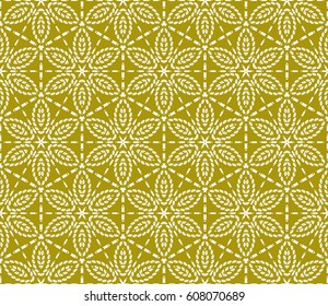 beautiful geometric seamless pattern of different geometric shapes. vector illustration. brown, white color
