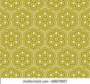 beautiful geometric seamless pattern of different geometric shapes. vector illustration. brown, white color