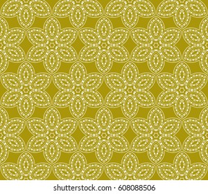 beautiful geometric seamless pattern of different geometric shapes. vector illustration. brown, white color