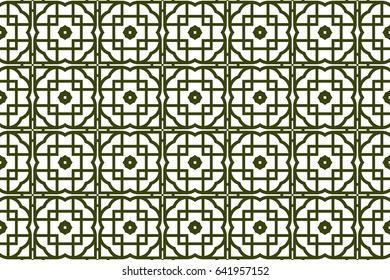 beautiful geometric seamless pattern of different geometric shapes. vector illustration.