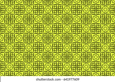 beautiful geometric seamless pattern of different geometric shapes. vector illustration.