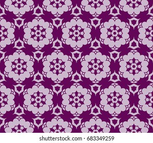 beautiful geometric seamless pattern of different geometric shapes. vector illustration. purple color