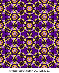 Beautiful geometric seamless pattern. Vector illustration for print, fabric, cover, packaging, interior decor, blog decoration and other your projects.