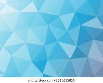 Hermoso fondo vectorial geométrico en azul