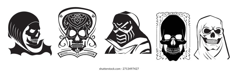 belo fantasma linha arte vetor 