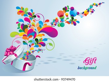 Beautiful gift background.