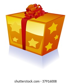 beautiful gift box with bow