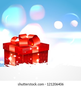beautiful gift box with space for your text