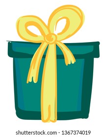 Eine schöne Geschenkbox, Vektorgrafik oder Farbgrafik
