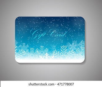 Hermosa Tarjeta de regalo. Ilustración vectorial EPS10