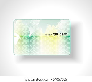 Beautiful gift card, vector illustration.