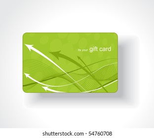 Beautiful gift card, vector illustration.