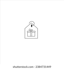 A beautiful gift icon design