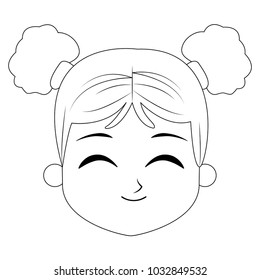 Beautiful girl cartoon