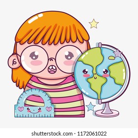 Beautiful girl cartoons