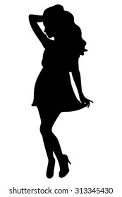 Beautiful girl dancing 