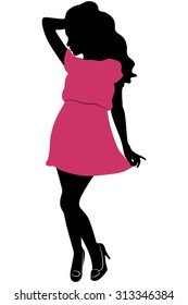 Beautiful girl dancing 