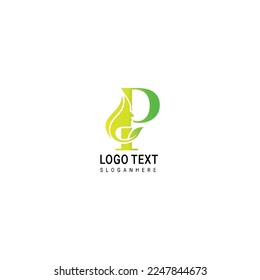  Beautiful girl face letter logo design