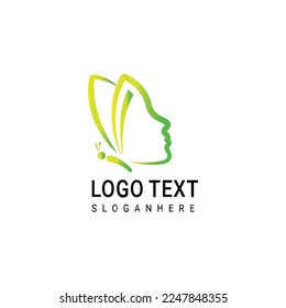 Beautiful girl face- logo design