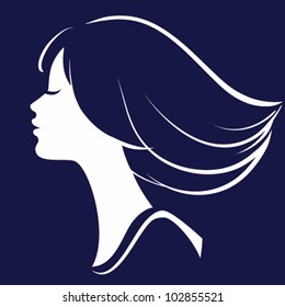 女性 横顔 風 のイラスト素材 画像 ベクター画像 Shutterstock
