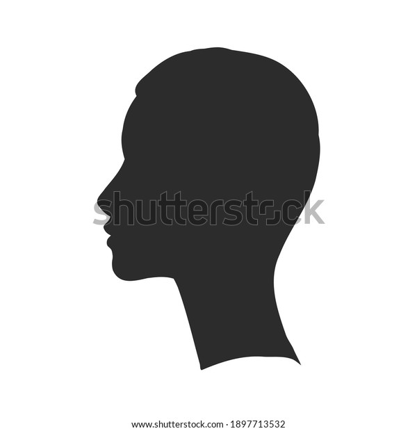 Beautiful Girl Face Silhouette,\
Vector illustration. girl profile vector sketch\
illustration