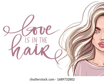 28 Hair Style Balayage Stock Vectors, Images & Vector Art | Shutterstock
