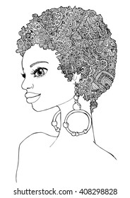 Beautiful girl. Pattern for design flyers, posters, invitations, t-shirt prints