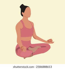  Beautiful girl practice Baddha Konasana. Young attractive woman practicing yoga exercise.