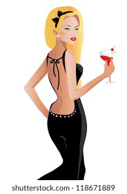 beautiful girl vector
